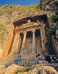 View of a Rock Tomb